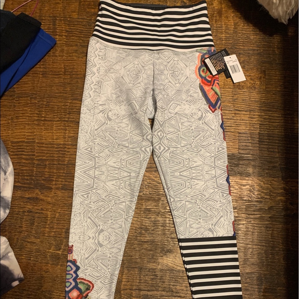 Patterned Women's Leggings - Black, White, Multicolor